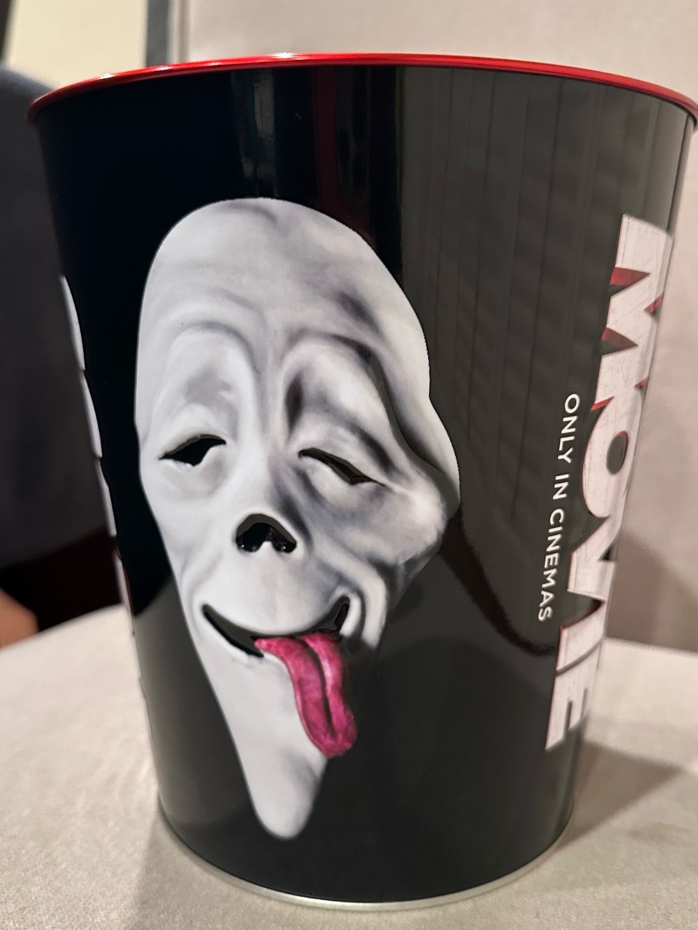 Set of 3 - Scary Movie Ghostface collectible popcorn buckets